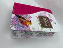Biblia para jovencitas tamano  bolsillo reina valera 1960 piel imitación floral fusia 8 puntos
