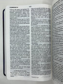 Bíblia De Letra grande 12 puntos Reina Valera 1960 azul blanco piel imitación