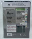 Bíblia supergigante RVR1960 19 PUNTOS  Negra piel imitación cierre y índice