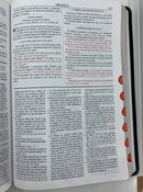 Bíblia de estudio dake Reina Valera piel negro con índice