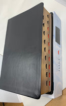 Bíblia de estudio dake Reina Valera piel negro con índice