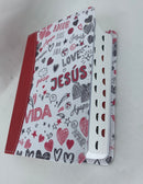 Biblia para jóvenes tamaño bolsillo Reina Valera 1960 piel imitación  palabras de vida índice 8.5 puntos