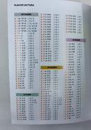 Biblia para jovencitas tamano  bolsillo reina valera 1960 piel imitación floral fusia 8 puntos