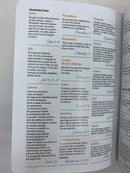 Bíblia tamaño bolsillo reina Valera 1960 fuchsia piel imitación 8.5 puntos