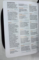 Biblia de bolsillo Reina Valera 1960 piel imitación vino café 8 puntos