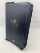 Bíblia de letra grande ultrafina REINA VALERA  1960 cierre negro 12 puntos