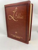 Biblia letra gigante  14 puntos traducción lenguaje actual piel  TLA imitacion cafe