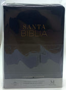 Bíblia supergigante RVR1960 19 PUNTOS  Negra piel imitación cierre y índice