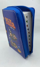 Bíblia para niños azul estrellas rv 1960  mi gran viaje reina Valera cierre índice