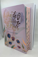 Biblia de Estudio Ser Mujer Letra Grande 12 PUNTOS  REINA VALERA 1960 FLORES INDICE