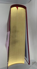 Bíblia NTV  letra grande tamaño manual sentipiel morado CON INDICE