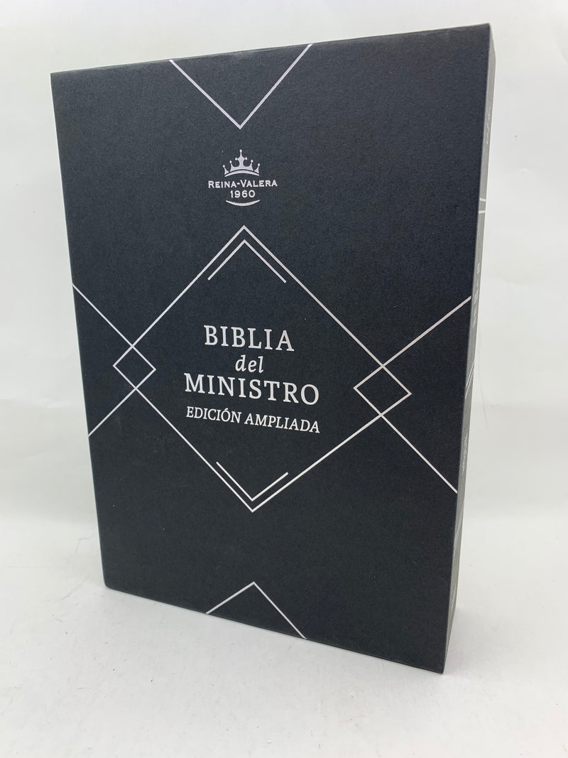 Biblia del ministro letra grande ampliada  reina Valera  1960 piel fabricada 12 puntos