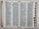 Biblia letra grande manual reina valera  1960 diseno tela libros en Hebreo y griego índice