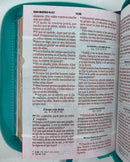 Bíblia para niñas turquesa mi gran viaje reina Valera 1960cierre indice 8.5 puntos