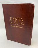 Biblia tamaño bolsillo Reina Valera 1960 café clásica 8 puntos