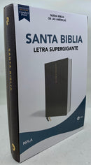 Bíblia nueva de las americas letra supergigante 14 PUNTOS TELA GRIS NBLA