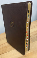 Bíblia del ministro letra gigante riena Valera 1960 piel imitación con índice