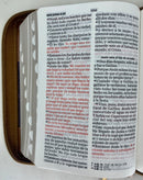 Bíblia riena Valera 1960 letra grande 11 puntos  portatil con cierre y índice