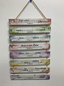 Cuadro Decorativo  grabado En Tablas Mujer Virtuosa Probrebios 31:30