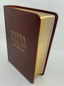 Biblia tamaño bolsillo Reina Valera 1960 café clásica 8 puntos