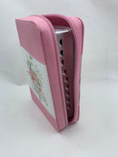 Bíblia para mujer tamaño bolsillo rosas flores cierre índice 8.5puntos