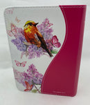 Biblia para jovencitas tamano  bolsillo reina valera 1960 piel imitación floral fusia 8 puntos