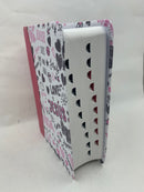 Biblia tamaño bolsillo rv1960 imitación tela impresa palabra de vida rosa