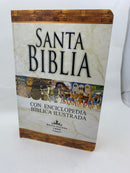 Biblia con Enciclopedia Biblica Ilustrada Letra Grande con Indice, Reina Valera 1960