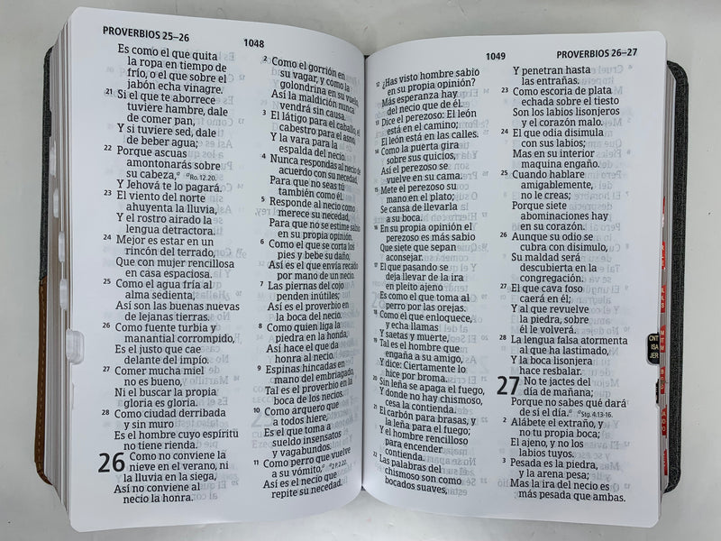 Biblia de letra gigante tamaño manual 14 punto rv1960 similpiel índice