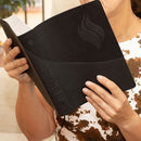 Biblia de Estudio de la Vida Plena Actualizada Reina valera 1960, piel  imitacion negro