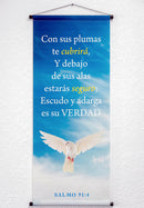 BANNER Salmo 91:4 - BN-L 20 RG