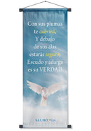 BANNER Salmo 91:4 - BN-L 20 RG
