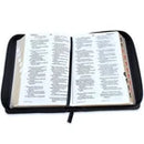 Biblia con Cierre Compacta 10 puntos RV1960 imit piel negro aguila con indice