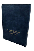 Biblia letra grande tamaño manual 12 puntos edición especial,  leon ceniza, símil piel (RVR 1960