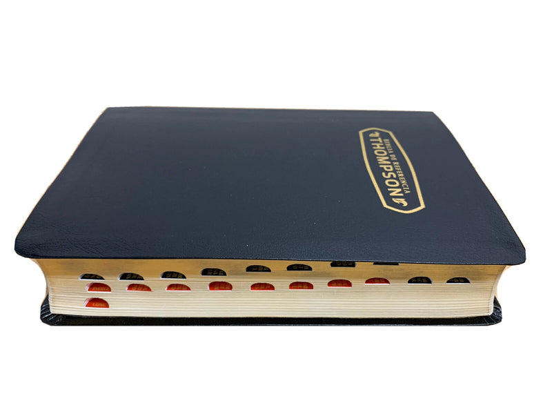 BIBLIA D REFERENCIA THOMPSON REINA VALERA 1960 PIEL FABRICADA CON INDICE NEGRO
