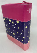 Biblia para jovencitas tamaño bolsillo rv1960 fucsia Lilia búho 8 puntos