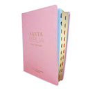 Biblia Letra Súper Gigante 19 puntos RV1960 imit piel rosado con indice