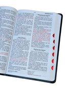 biblia Letra Grande RVR.1960 León/con Cruz Imitación Piel Negro Con Índice