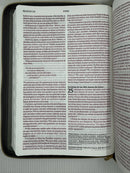 Biblia ultrafina NTV, letra grande de zíper con Filament (SentiPiel, Gris, Índic