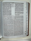 Biblia de Estudio Vida Piel imitacion cafe Rv1960 - Actualizada y Ampliada con indice