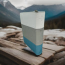 BIBLIA DE BOLSILLO REINA VALERA 1960 TRICOLOR BLANCO GRIS TURQUESA CON CIERRE