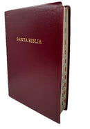 biblia letra gigante RV1960 16 Puntos Borgona imitación piel con índice referencias