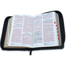Biblia con Cierre Compacta 10 puntos RV1960 imit piel negro aguila con indice