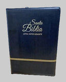 Biblia Letra Súper Gigante 19 puntos RV1960 imit. piel negro con índice