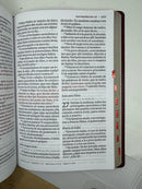 biblia letra gigante RV1960 16 Puntos Borgona imitación piel con índice referencias
