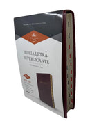 biblia letra gigante RV1960 16 Puntos Borgona imitación piel con índice referencias