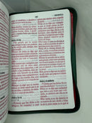 Biblia letra giante 14 puntos Bandera mexico RVR 1960 : Imit. Piel con Cierre, índice tam,manaual