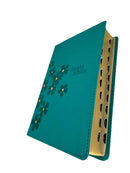 Biblia Compacta NTV, Letra Gigante con Filament (SentiPiel, Turquesa Floral,...