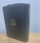 BIBLIA TAMAÑO BOLSILLO REINA VALERA 1960 CIERRE /ESPADA GRIS INDICE 8 PUNTOS