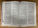 Bíblia antigua version 1909 reina valera  letra grande vinilo con índice